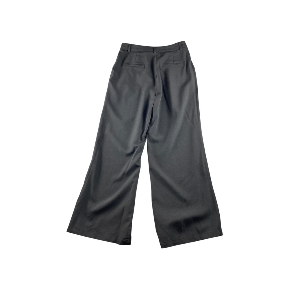 ee some Wide Leg Pleated High Waist‎ Black Trousers Pants Women's Size L - Picture 7 of 7